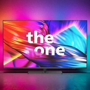Philips Ambilight 55PUS8909 4K LED Smart TV - 55-Zoll Display mit pixel-präziser Ultra HD Titan OS Plattform und Dolby Atmos-Klang. Funktioniert mit Alexa und Google Sprachassistent – Anthrazitgrau [Energy Class F]