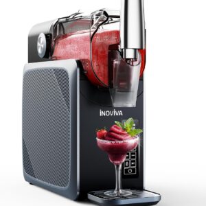 INOVIVA 2,6L Slush-Eis-Maschine, kein Eis erforderlich, Slush-Eis für zu Hause mit Selbstreinigung, 5 voreingestellte Modi, gefrorene Slush-Eis-Getränke, Milchshakes, Frappuccinos und Cocktails (Aktualisiert)